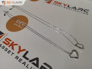 Heart Necklace with CZ & Single Heart Necklace | ARCTIC FOX