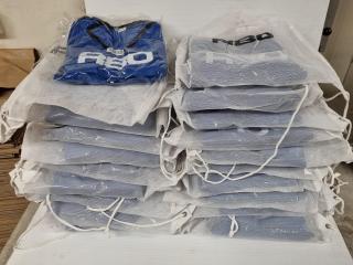 200x R80 Blue Mesh Training Bibs, Size Junior