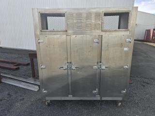 Steel 3 Door Cabinet