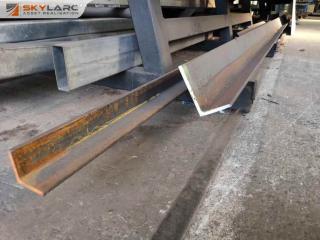 9x Assorted Lengths of Industrial Material Steel
