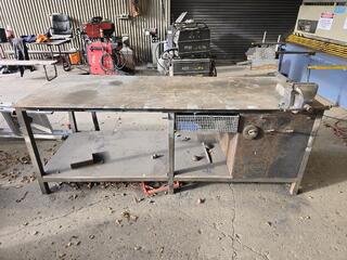 Heavy Duty Steel Workbench 