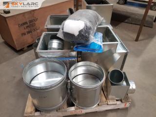 Pallet of New Commerical HVAC Ducting