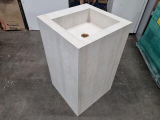 Stylish Modetn Faux Stone Dekton Sink Basin, Incomplete