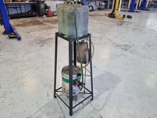 Radiator Fluid Flush Trolley w/ Castrol Radicool NF Can