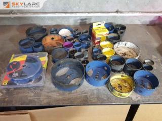 Large Quantity of Hole Saws