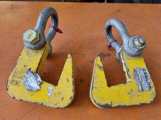 Pair of Camlok PH4/A Pipe Hooks, 4000kg Capacity