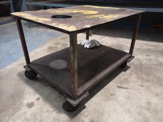 Low Heavy Duty Workshop Mobile Shelf Trolley