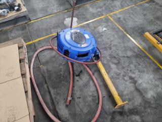 20M Recoila Hose Reel with Support Stand Attached