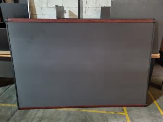 Quartet Prestige Diamond Mesh Fabric Bulletin Board
