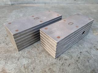 Pair of Magnetic Transfer Blocks, 150x54x52mm