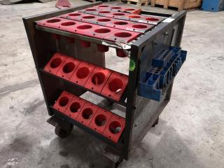 Mobile Workshop Milling Tool Holder Trolley