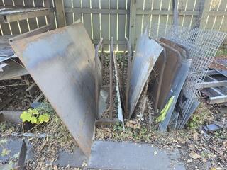 Steel Rack and Contents