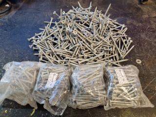 CSK Hex Drive Galvanised Batten Screws, M5 w/ 75mm &  100mm
