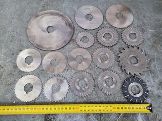 16x Assorted Slot & Side Mill Cutters