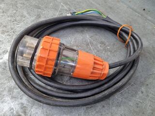 3-Metre 50A 3-Phase Power Lead Cable