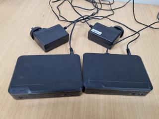 2x ALogic Twin Dock HD Universal Docking Stations