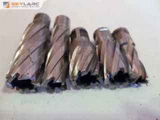 5 x Annular Cutters