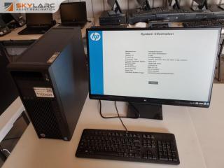 HP Z440 Workstation PC with 27" LED Monitor