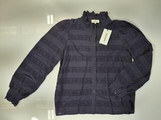 Lollys Laundry Rampur Shirt Dark Blue - Size L