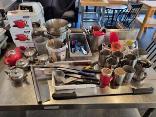 Assorted Commercial Kitchen Tools, Accessories