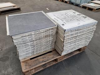 102x Rectified Porcelain Stoneware 600x600mm Tiles 