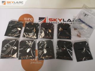 12x Kristin Ash Sterling Silver & Rose Gold Letter Y Charms