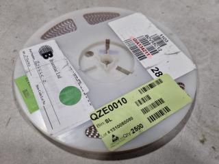 2500x Braemac Zener Diodes BZV55C12, Bulk Reel, New