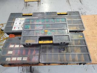5 Small Parts Organizer Cases