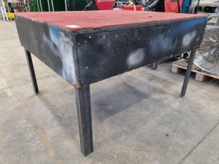 Carpeted Workshop Table Workbench