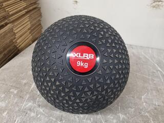 9kg Dura Grip Textured Slam Ball by XLR8