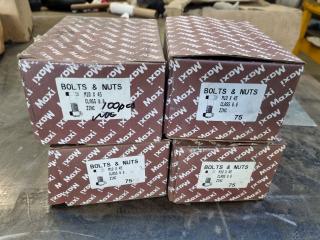 300x M10x45mm Class 8.8 Bolts w/ Nuts