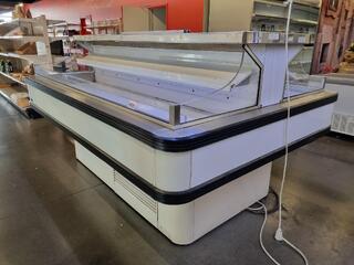 Double Sided Retail Display Chiller Fridge