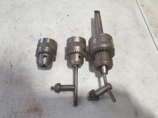 3 x Drill Chucks