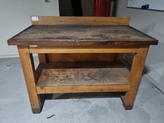 Vintage Wooden Workbench