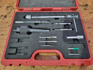 T&E Tools 16-Piece Glow Plug Drilling Set No.4456