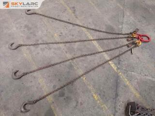 3150kg Ton 4-Leg Lifting Chain Sling