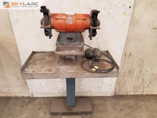 Heavy Duty Single Phase Pedestal Grinder