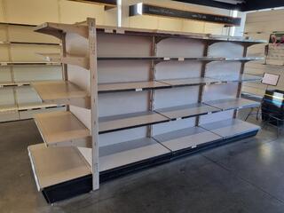 Retail 3-Sided Steel Shelving Assembly