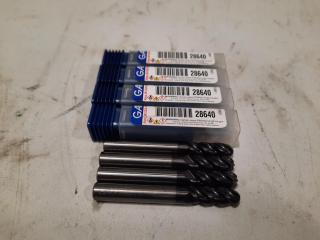 8 x GARR 8X65mm VRX Ballnose Endmills