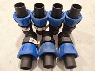 7 x LDMC25 25mm Male Couplings