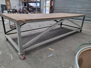 Heavy Duty Mobile Workshop Table Workbench