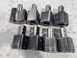 VDI 40 Tooling Holders, 9x Assorted Units