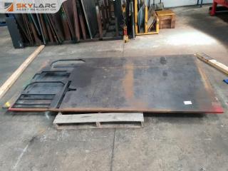 2 x Sheets 25mm Plate Steel