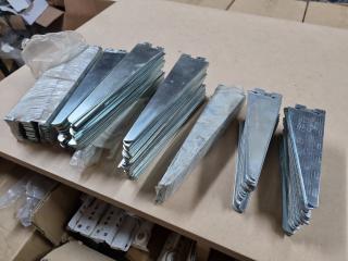 160x Steel Shelving Brackets, Bulk Lot