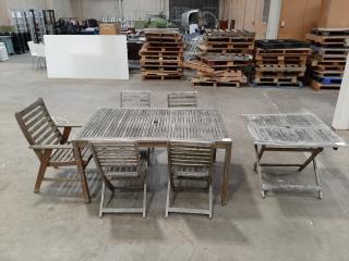 Outdoors Tables and Chairs Set
