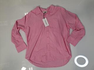 Lollys Laundry JoyceLL Shirt LS -  Pink -  Large 