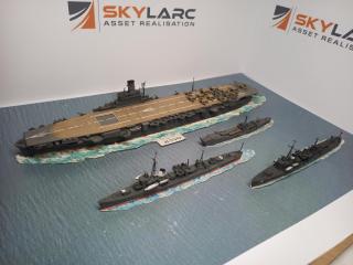 Japanese Navy Aircraft Carrier Jun'yō and Escorts