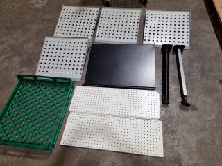 Assorted Retail Shelving Components, Supports, & More