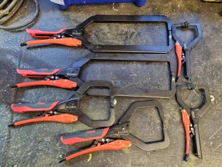 7x Armor Locking C-Clamps