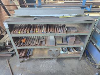 Steel Rack and Contents 